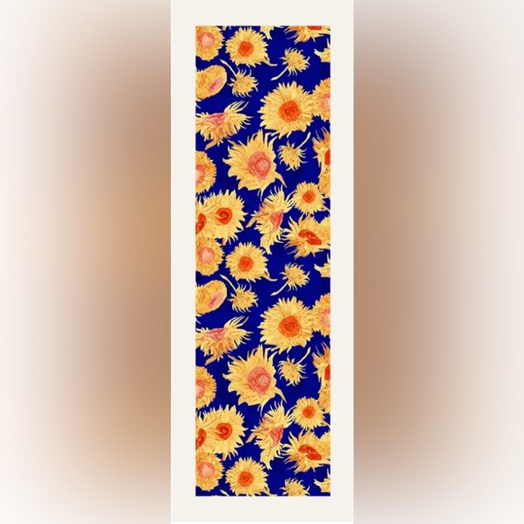 BROCHIER SOIERIES 140 1890 Van Gogh’s Sunflowers Scarf 🌻 - Picture 1 of 7